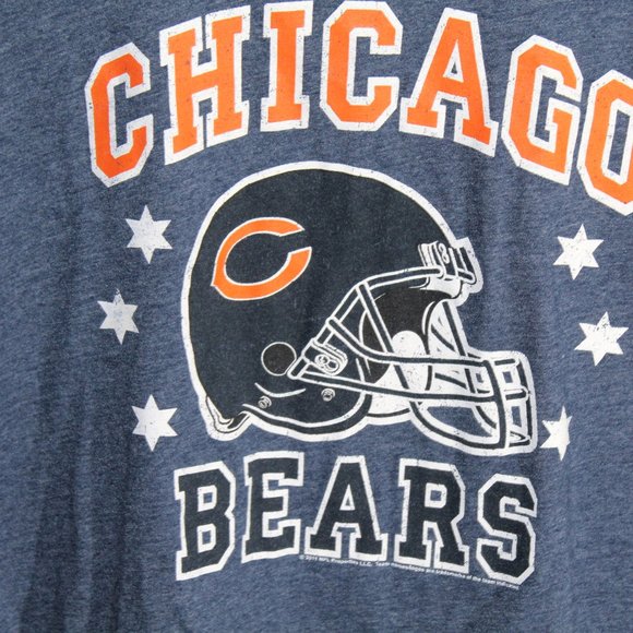 Chicago Bears Womens Large Blue Short Sleeve Tee - Picture 2 of 4
